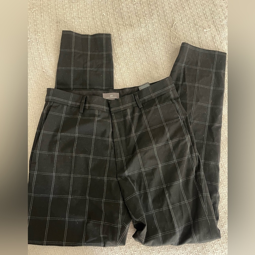 Mens H&M pinstripe work pants